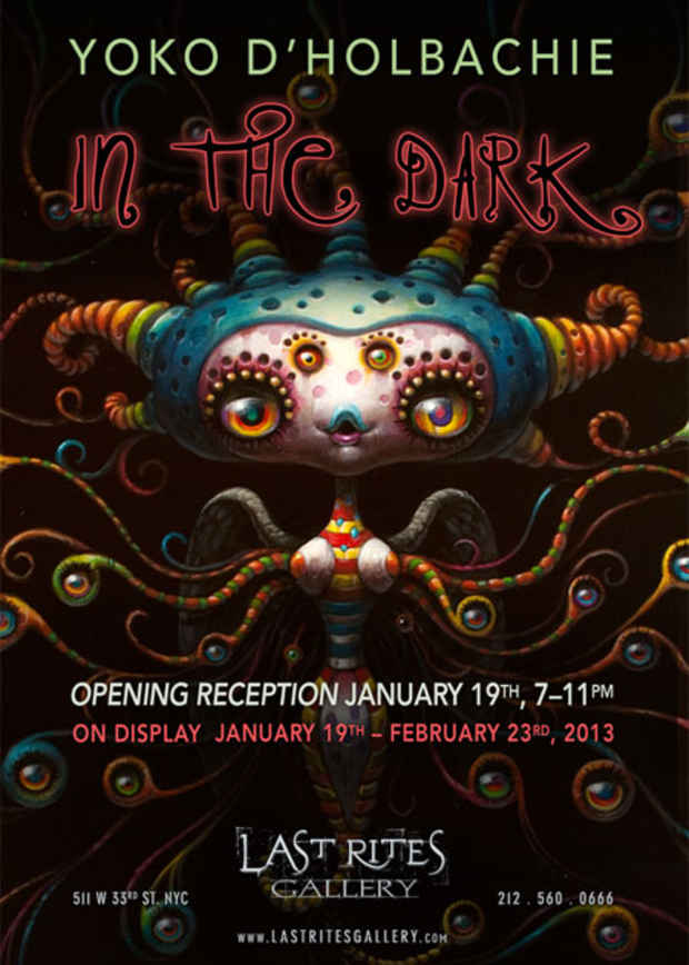 poster for Yoko d'Holbachie "In the Dark"