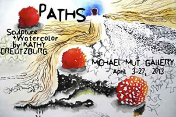 poster for Kathy Creutzburg "Paths"