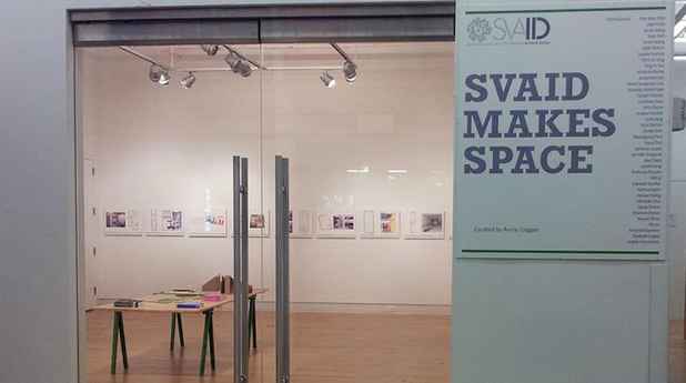poster for “SVAID Makes Space” Exhibition