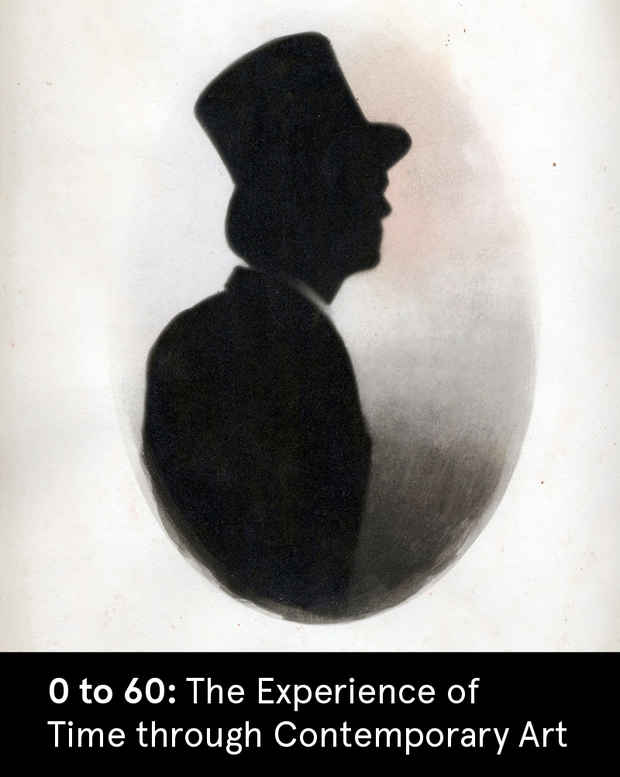 poster for “0 to 60: The Experience of Time through Contemporary Art” Exhibition