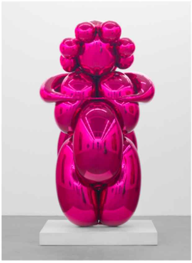 poster for Jeff Koons “New Paintings and Sculpture”