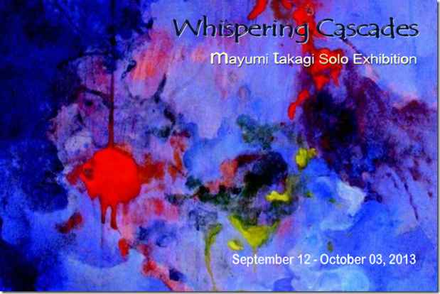 poster for Mayumi Takagi “Whispering Cascades”