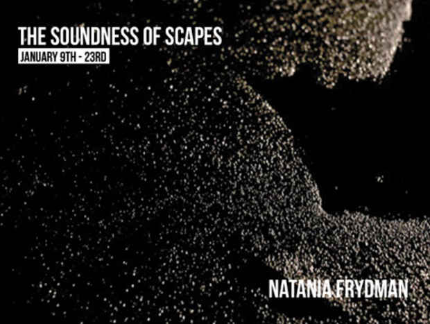 poster for Natania Frydman "The Soundness of Scapes"