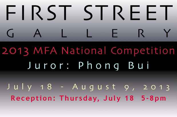 poster for “2013 MFA National Competition” Exhibition
