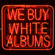 poster for Rutherford Chang "We Buy White Albums"