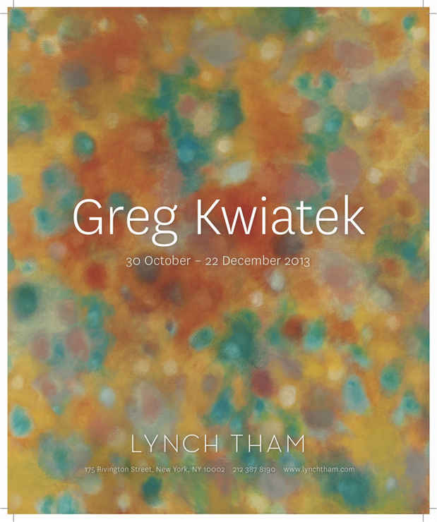 poster for Greg Kwiatek Exhibition