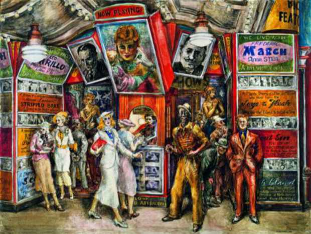poster for “Swing Time: Reginald Marsh and Thirties New York” Exhibition