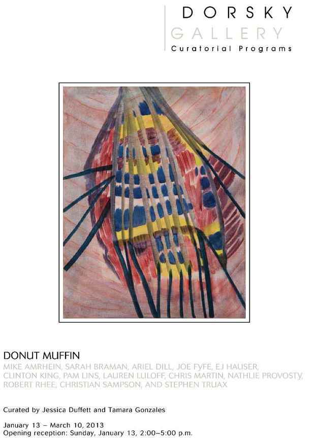 poster for "Donut Muffin" Exhibition
