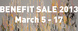 poster for "Printshop Benefit Sale 2013" Exhibition