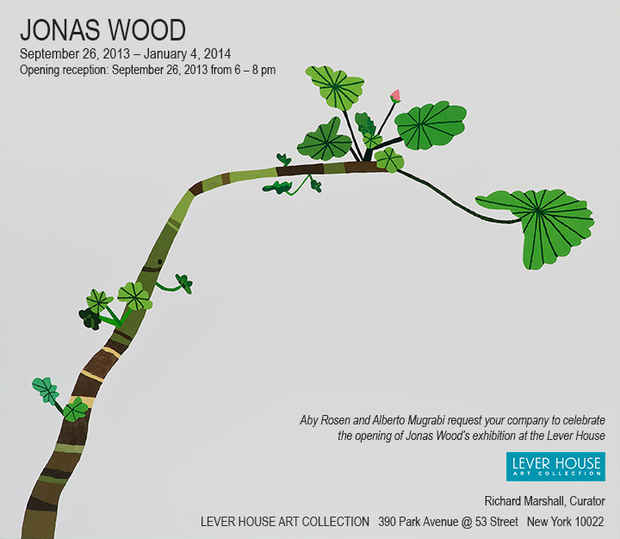 poster for Jonas Wood Exhibition