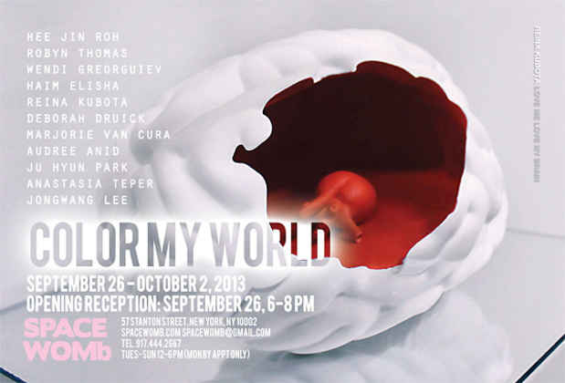 poster for “Color My World” Exhibition