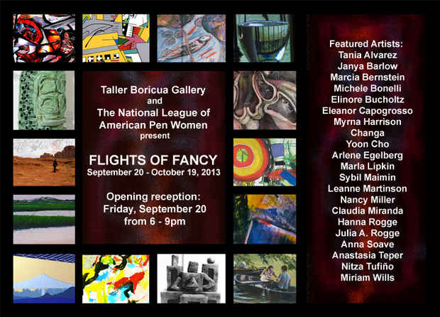 poster for “Flights of Fancy” Exhibition