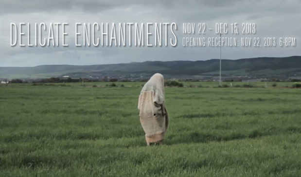 poster for “Delicate Enchantments” Exhibition