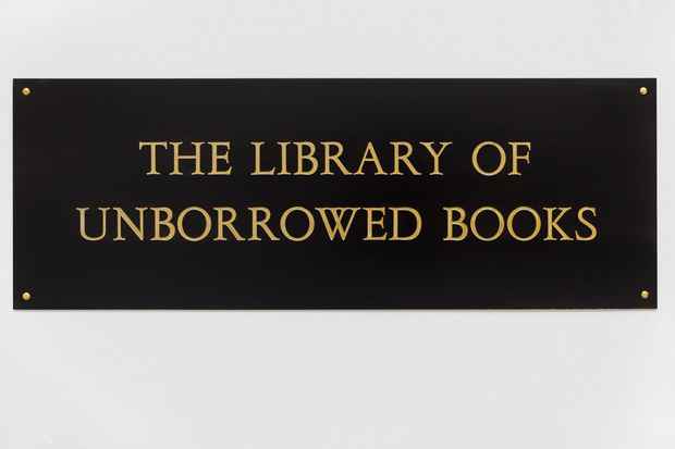 poster for Meriç Algün Ringborg "The Library of Unborrowed Books"