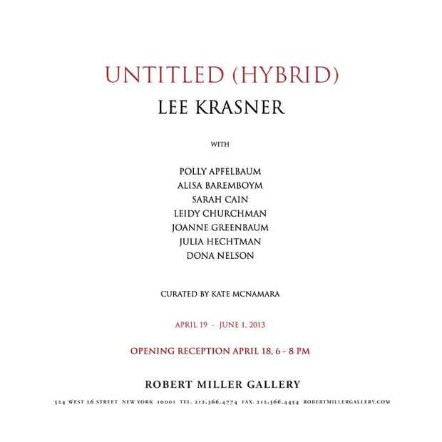 poster for “Untitled (Hybrid)” Exhibition