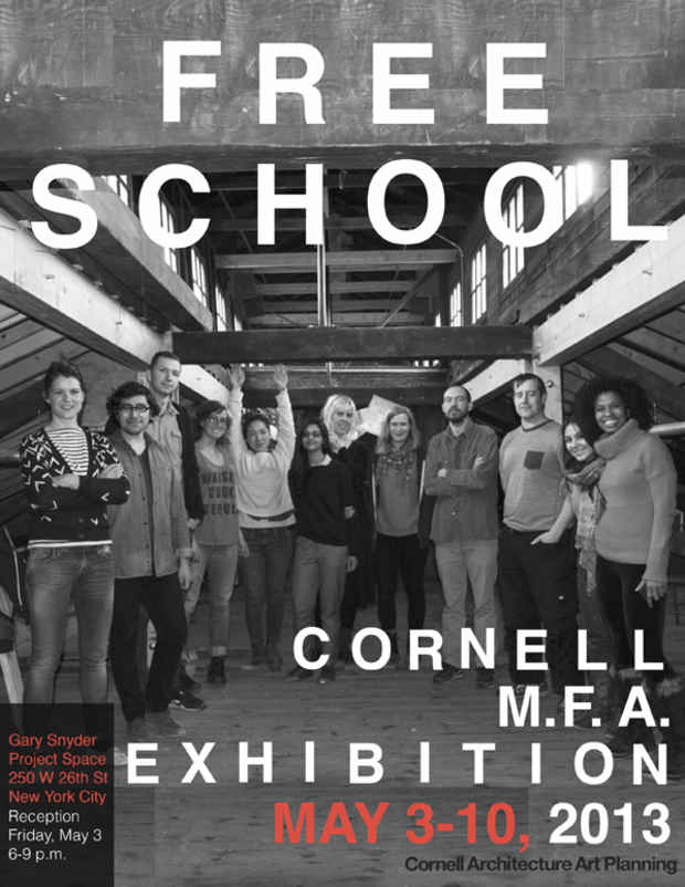 poster for “Annual Cornell M.F.A. Thesis Show” Exhibition