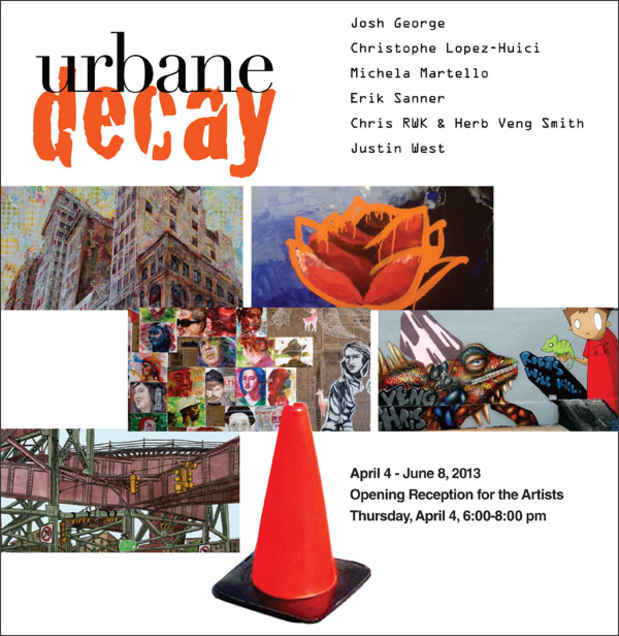 poster for "Urbane Decay" Exhibition