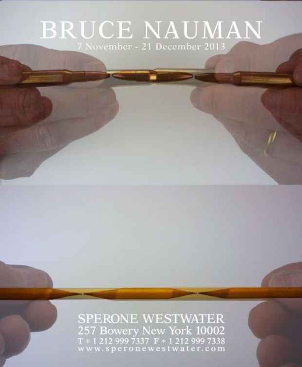 poster for Bruce Nauman “Some Illusions: Drawings and Videos”