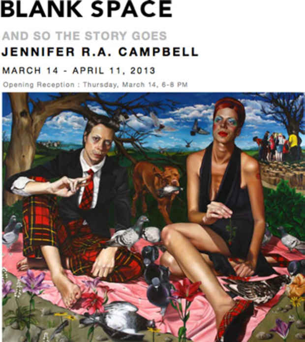 poster for Jennifer R.A. Campbell "And So The Story Goes"