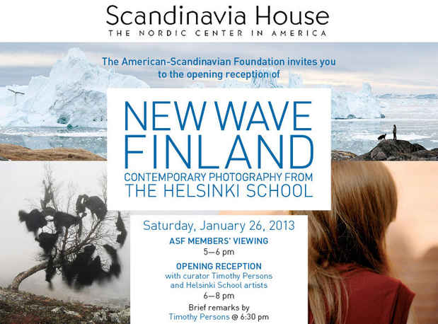 poster for "New Wave Finland: Contemporary Photography from the Helsinki School" Exhibition