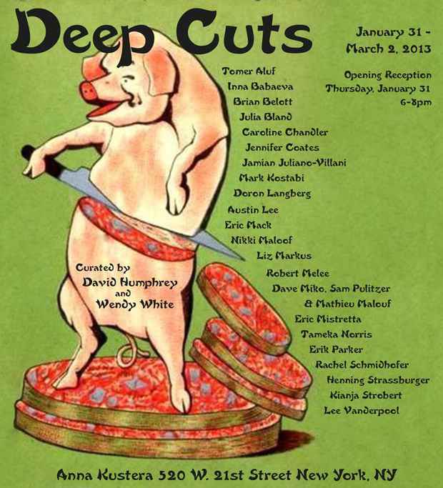 poster for "Deep Cuts" Exhibition
