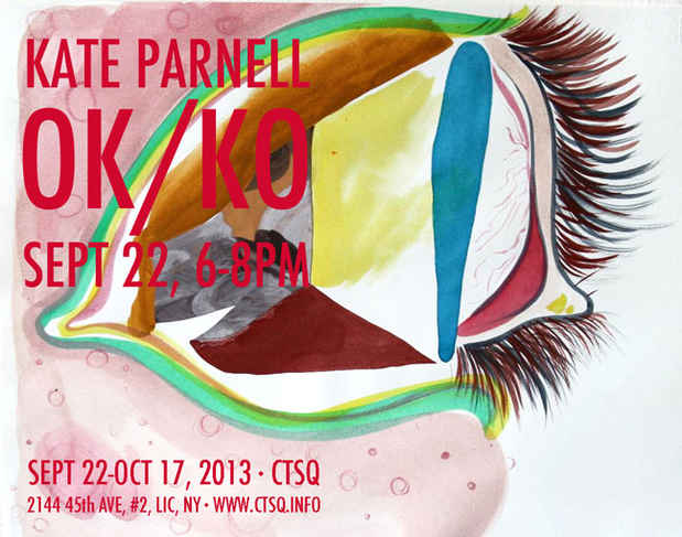 poster for Kate Parnell “OK/KO”