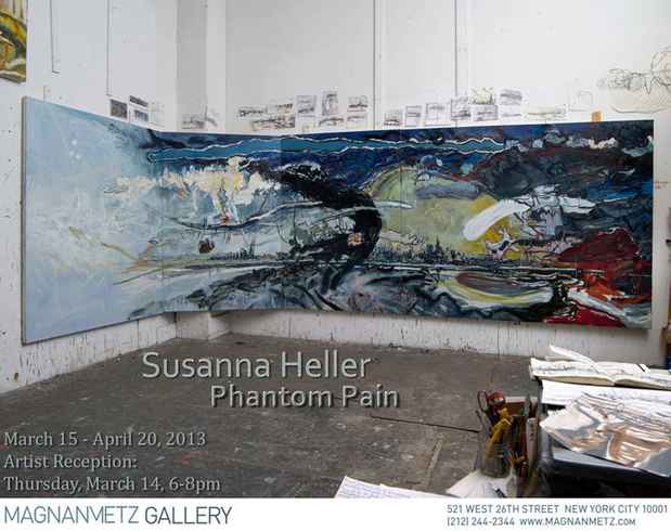 poster for Susanna Heller "Phantom Pain"