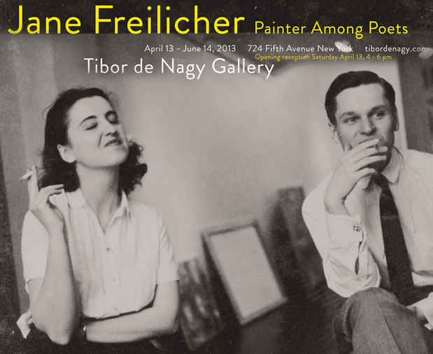 poster for Jane Freilicher "Painter Among Poets"