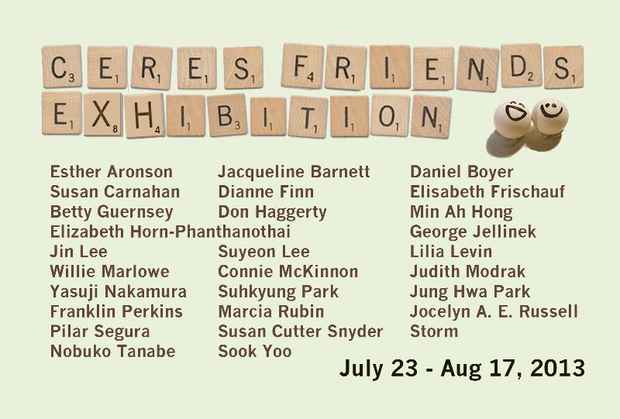 poster for “Ceres Friends’ 21st Annual” Exhibition