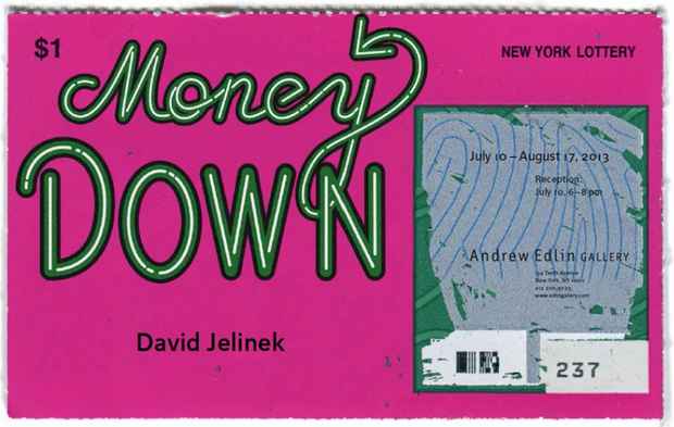 poster for David Jelinek “Money Down”