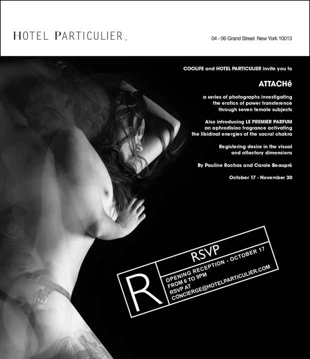 poster for Pauline Rochas and Carole Beaupré “ATTACHé”