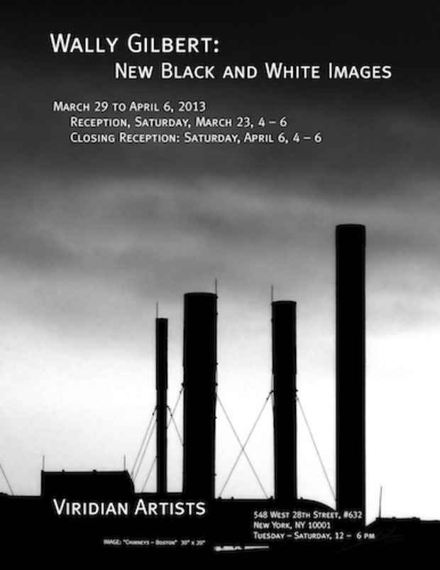 poster for Wally Gilbert "New Black and White Images”
