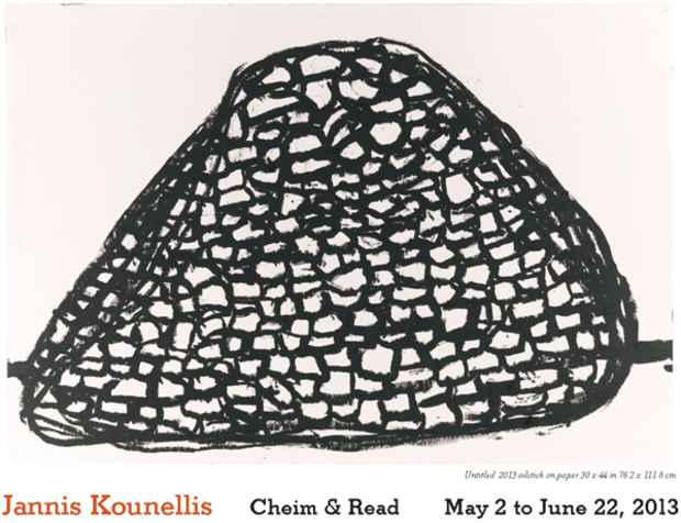poster for Jannis Kounellis Exhibition