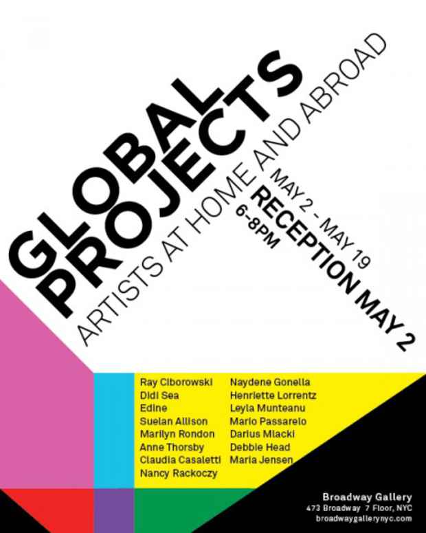 poster for “Global Projects: May 2013” Exhibition