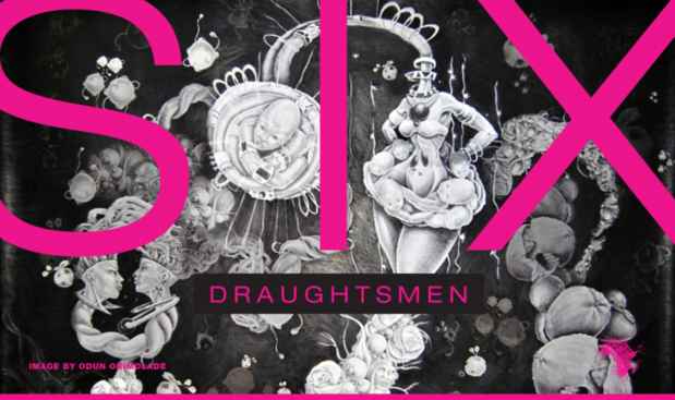 poster for “Six Draughtsmen” Exhibition