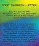 poster for “C’est Brooklyn - Paper” Exhibition