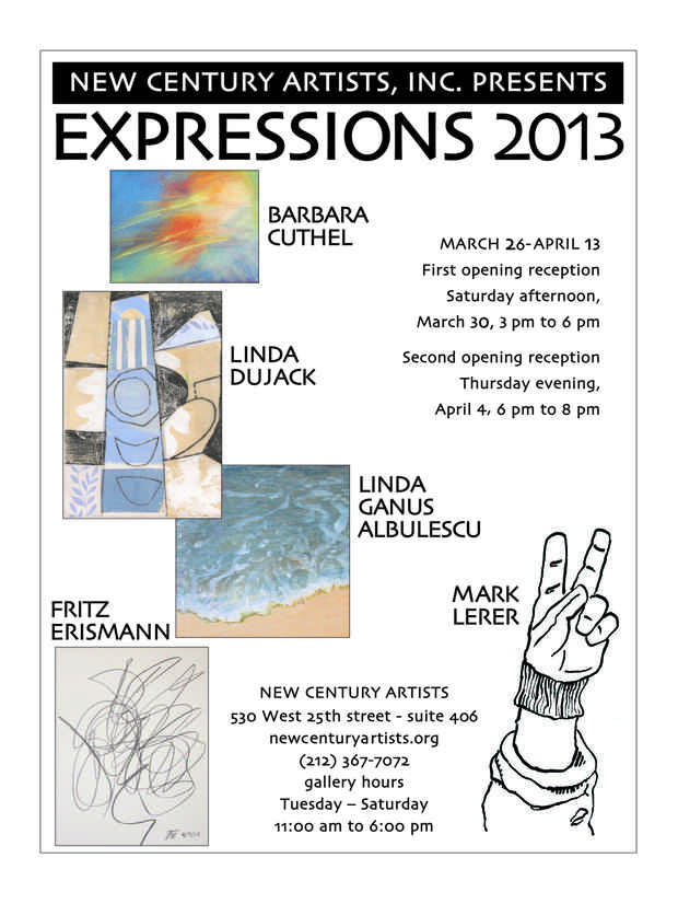 poster for "Expressions 2013" Exhibition
