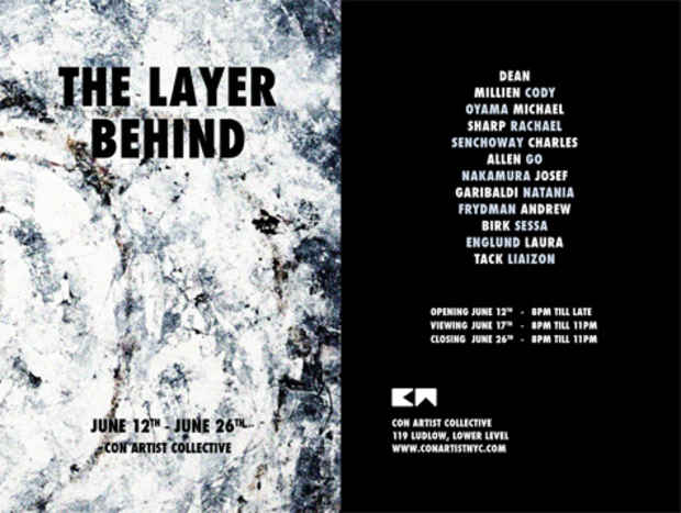 poster for “The Layer Behind” Exhibition