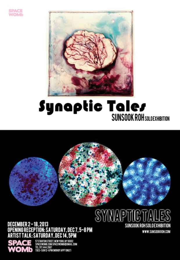 poster for Sunsook Roh “Synaptic Tales”