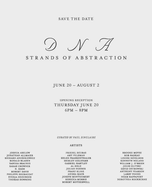 poster for “DNA” Exhibition