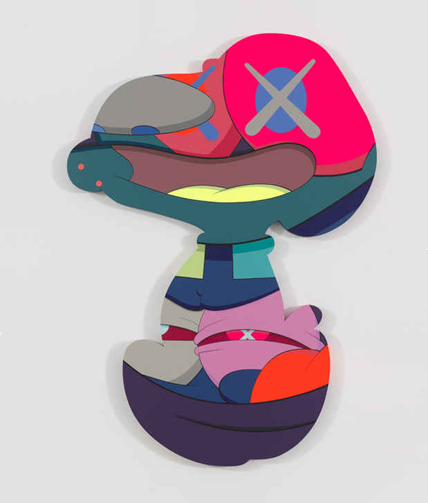 poster for KAWS “Pass The Blame”