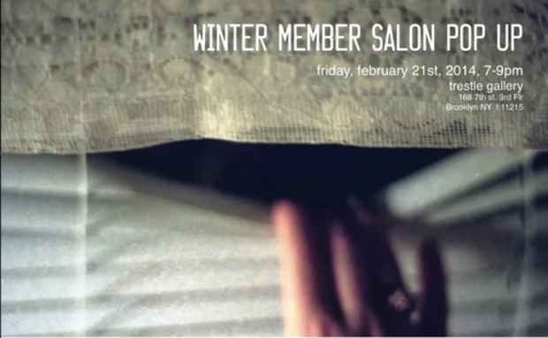 poster for “Winter Member Salon Pop Up” Exhibition