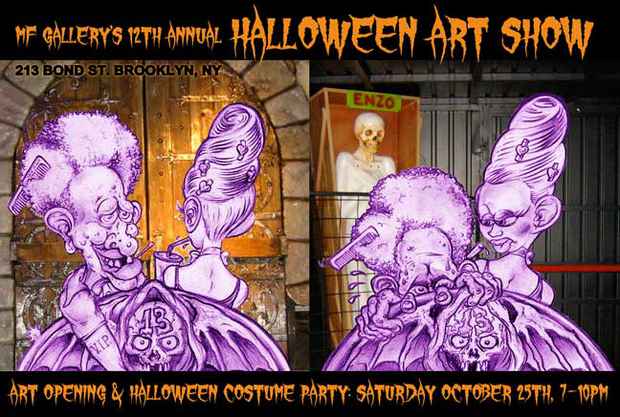 poster for “MF Gallery’s 12th Annual Halloween Art Show”