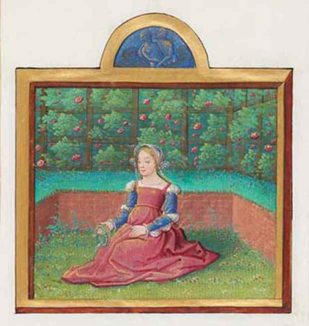 poster for “Miracles in Miniature: The Art of the Master of Claude de France” Exhibition