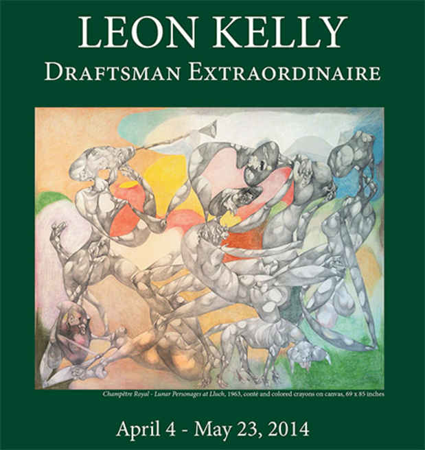 poster for Leon Kelly “Draftsman Extraordinaire” 