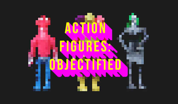 poster for “Action Figures: Objectified” Exhibition