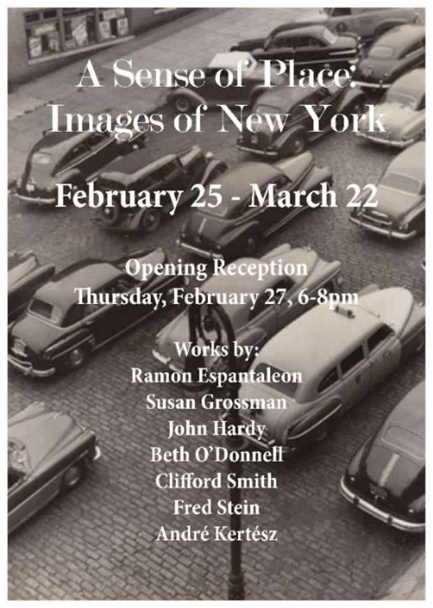 poster for “A Sense of Place: Images of New York” Exhibition