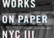 poster for “WORKS ON PAPER III” Exhibition