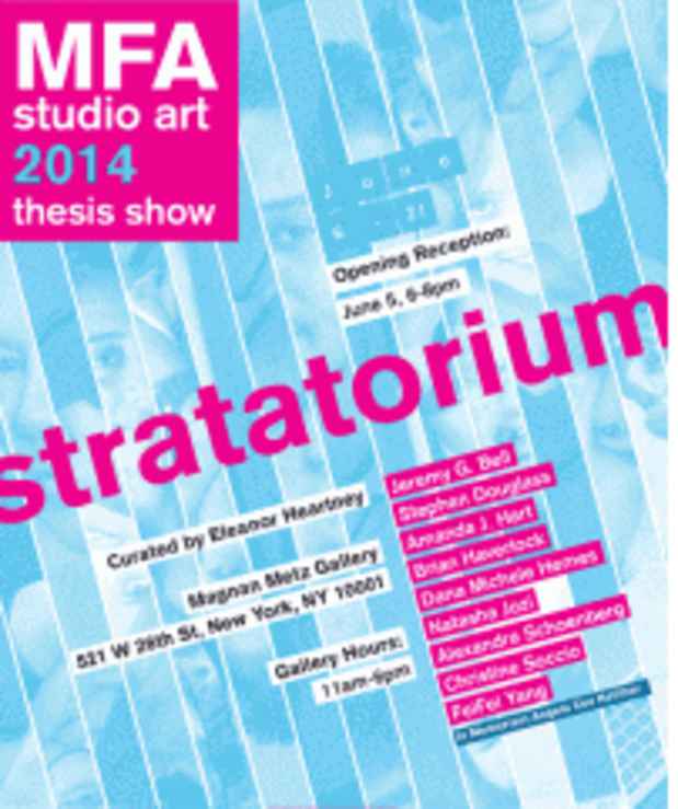 poster for “Storatatorium: MFA Thesis Show”