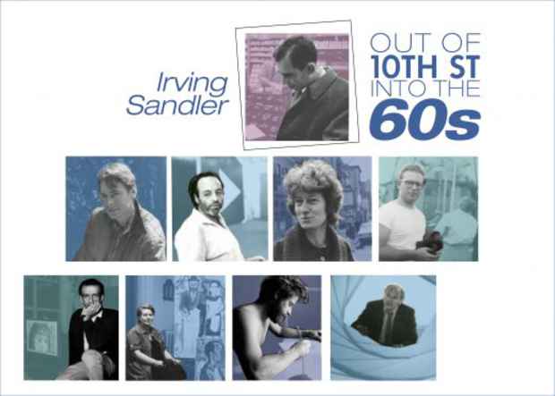 poster for Irving Sandler “Out of Tenth Street and Into the 1960s”